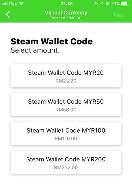 Razer Pay 入金画面 2